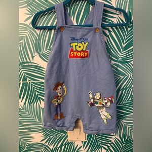 Disney Baby Pixar Toy Story baby romper/overalls 18 months woody and buz